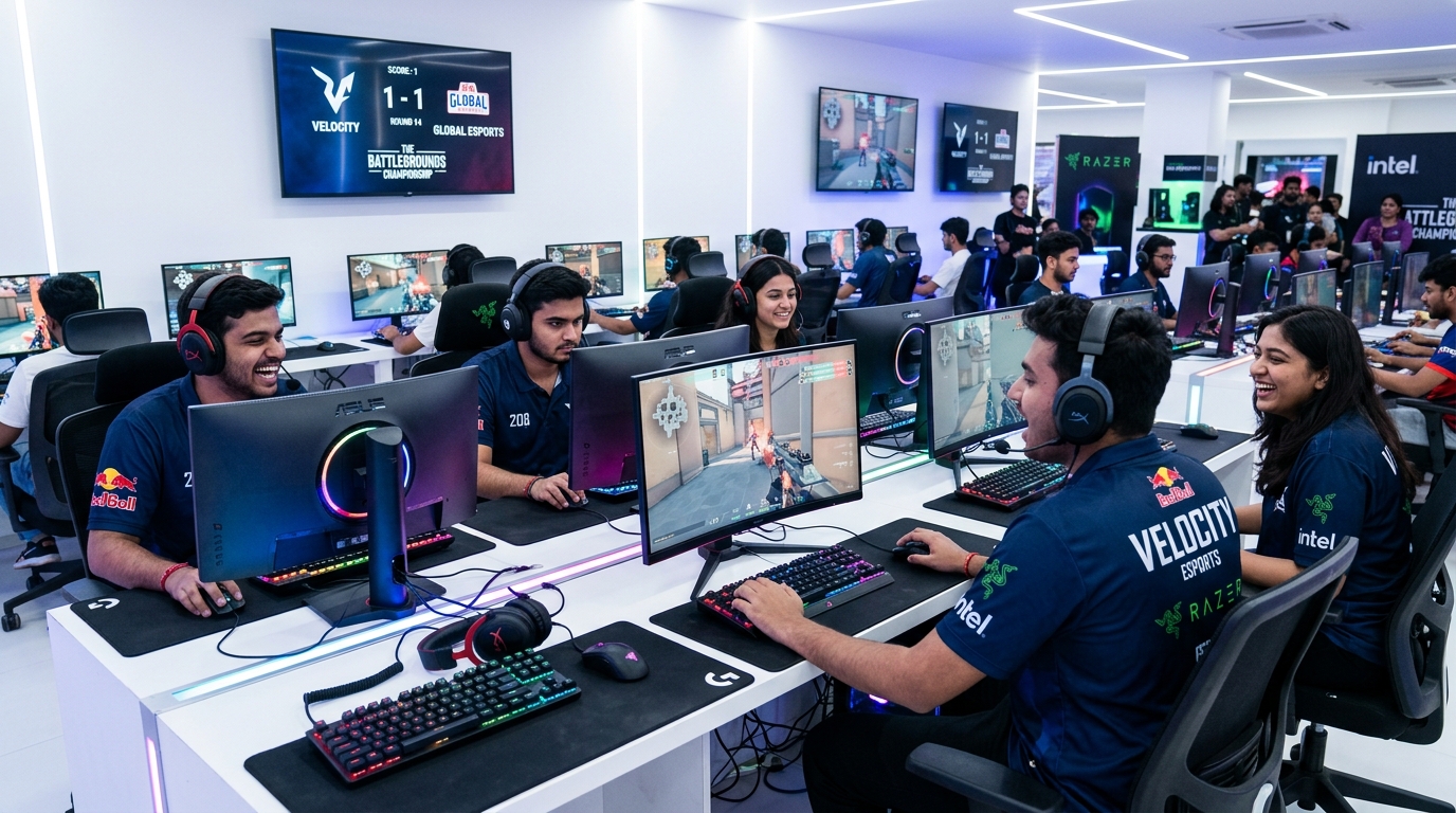 Team gaming at PixelArena Bengaluru